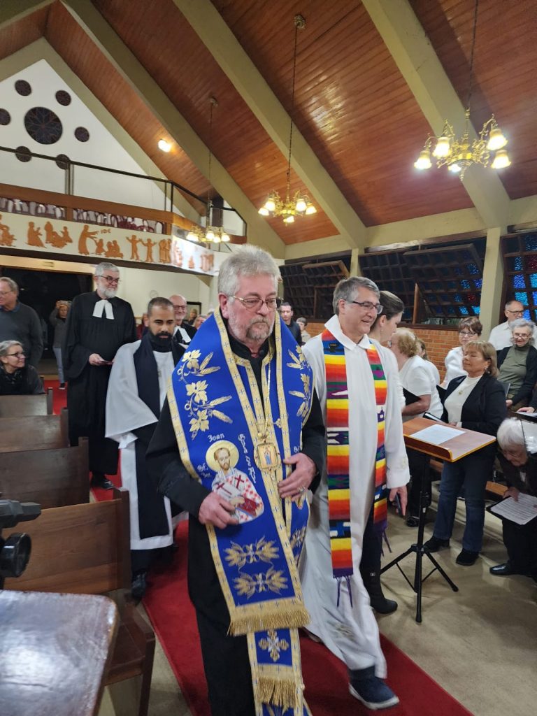 Celebração Ecumênica em Curitiba durante a SOUC 2023.