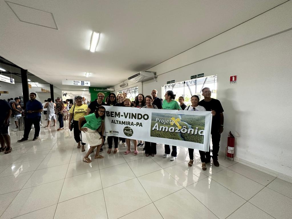 Chegada no XV Projeto Amazônia 2023.