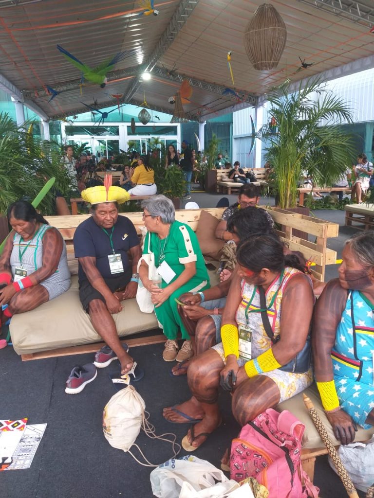 Momento de conversa no Diálogos Amazônicos 2023.