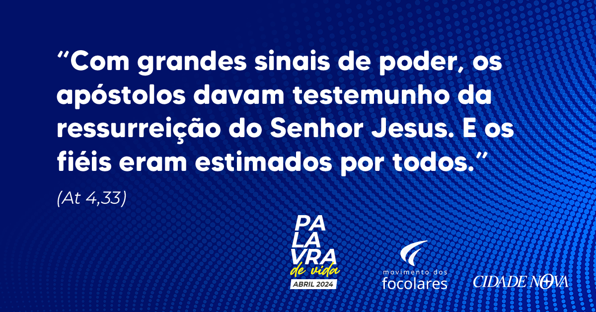 Palavra de Vida Abril 2024