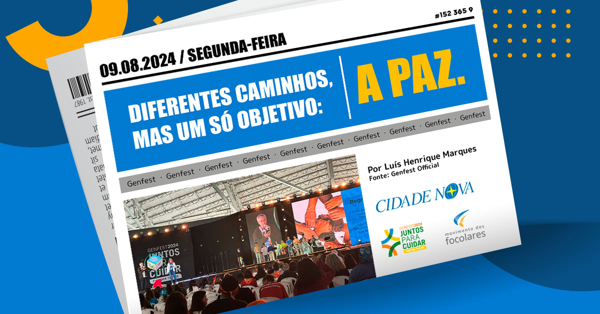 Diferentes caminhos, mas um só objetivo: a paz