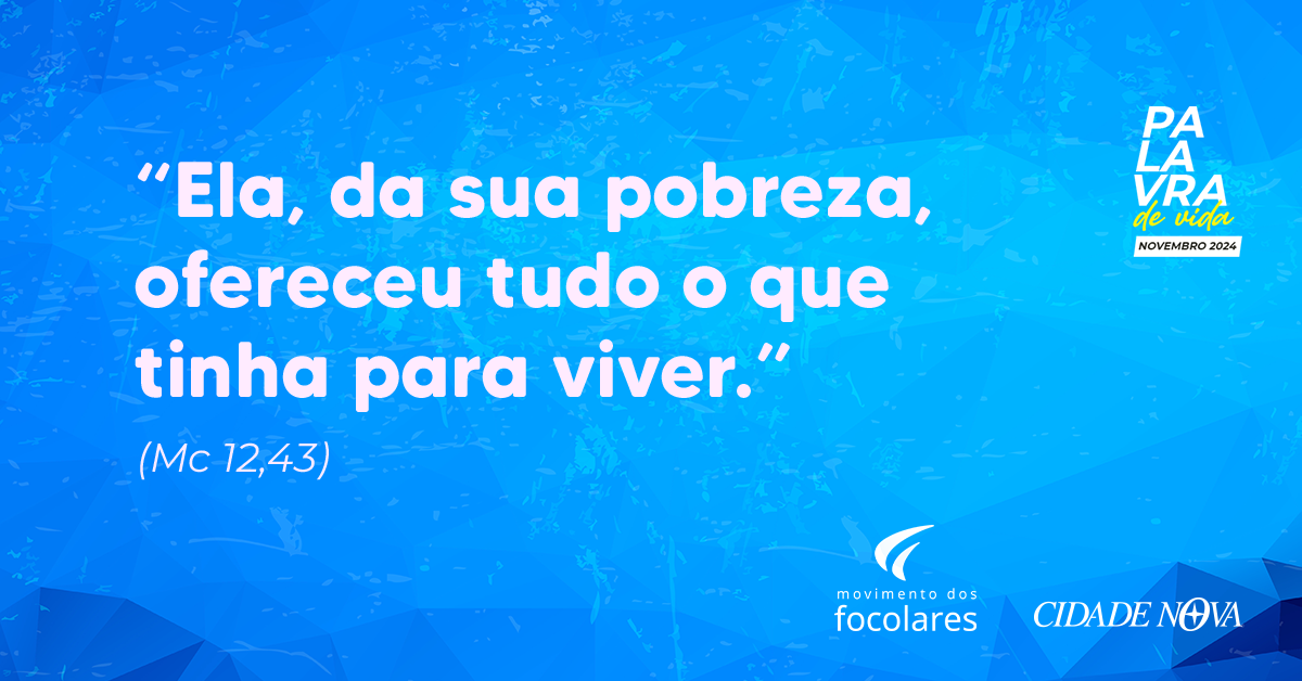 Palavra de Vida Novembro 2024 